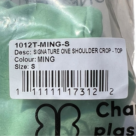 🌻NEW w.tags Free People x Toast Signature One Shoulder Crop Bikini Top Size S - Picture 6 of 8